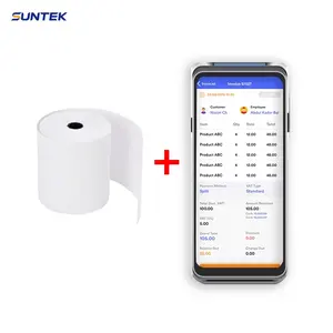 Système de point de vente Android 15 portable de 6,75 pouces pour restaurants à <span class=keywords><strong>service</strong></span> rapide, batterie 5200 mAh, imprimante thermique intégrée - Élégant et compact - Product Image 1