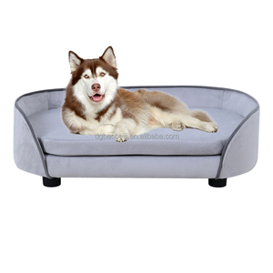 Neues Design Holz Haustier bett Leichtes mobiles Haustier Sofa Großhandel Benutzer definierte Günstige Hunde bett - Product Image 2
