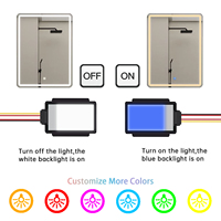 Usine En Gros DC12V 5A 60W Commutateur De Capteur Tactile Unique pour Salle De Bains Led Miroir CCT Couleurs Dimmable Lumière Stepless