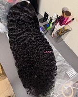 Perruques de 30 pouces en cheveux vietnamiens bruts, ondulation naturelle profonde, densité 180%, bouclés birmans, lisses indiens, avec fermeture frontale en dentelle HD