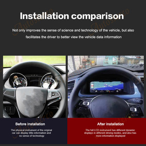 Cho Volkswagen VW T6 2015-2020 âm thanh đài phát thanh stereo đầu đơn vị đo đường đầu đơn vị mét màn hình kỹ thuật số cụm ảo buồng lái - Product Image 4