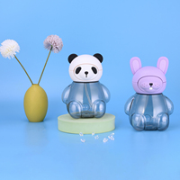 Botella de Agua Infantil Personalizada, Libre de BPA, de Tritán, con Pajita, Tapa con Diseño de Animal, Correa para el Hombro, Gran Capacidad, OEM, ODM
