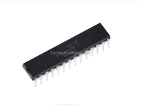 Microcontrolador AVR ATMEGA328P-PU de 8 bits, Memoria Flash de 32K, DIP-28, Temperatura de Funcionamiento de -40 °C a 85 °C