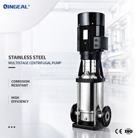Pompe verticale multi-étages en acier inoxydable CDLF 2-60 4-20 8-180, surpresseur haute pression 0,75-22 kW 380 V CE ISO9001