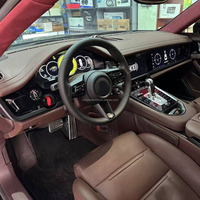 Kit Trois Pièces de Mise à Niveau Intérieure avec Double Écran et Panneau de Commande de Console Centrale pour Porsche Panamera 2010-2016 PCM3.1 PCM4.0