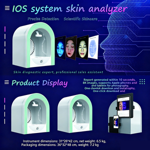 Appareil d'analyse cutanée professionnel pour salon, 40 lumières, <span class=keywords><strong>perspective</strong></span> 3D, prédiction du vieillissement cutané, plan de soins automatique recommandé - Product Image 3