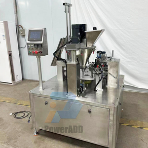 Lichaamspasta Verticale Inklapbare Zalf Aluminium Controle Lotion Buis Vul-En Sluitmachine - Product Image 2