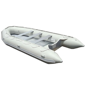Delux — bateau de pêche gonflable Dinghy avec Air f10, bateau de forme plate-forme Hypalon, accessoire rigide avec bras couverts - Product Image 1