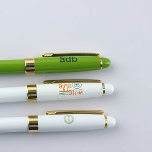 Berühmte Marke Klassischer Metallstift OEM & ODM Kunden spezifisches Büro Business Signature Stift Druck Logo Anzeigen <span class=keywords><strong>Promo</strong></span> Metall Kugelschreiber - Product Image 3