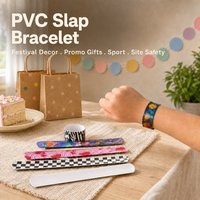 Bracelet claquant personnalisé en PVC Linxu, imprimé UV, avec logo personnalisé, cadeau promotionnel pour événement