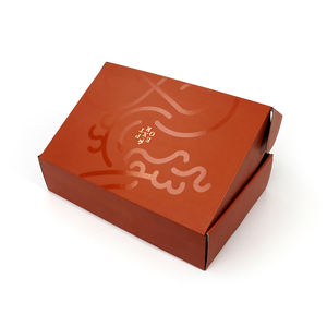 Caja de Embalaje Personalizada con Logotipo de Marca, <span class=keywords><strong>Color</strong></span> Borgoña, para Envíos de Compras en Línea, Paquete de Envío para Tiendas en Línea - Product Image 2