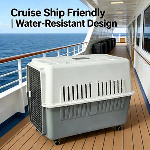 Ekstra Büyük Köpek Kafesi IATA Onaylı Ağır Hizmet Tipi Büyük Köpekler İçin Evcil Hayvan Taşıma Çantası - Product Image 5