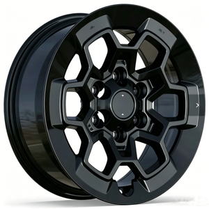 工厂 OEM 定制全新 <span class=keywords><strong>16</strong></span> 英寸 7J 合金轮毂 PCD6x139.7 CB93.1 ET25 哑光黑色皮卡 1986 款 适用于 B2000 加长驾驶室 - Product Image 1