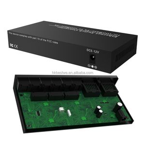 2 Fiber 4 Ethernet Port 100M SC Fiber Optic Transceiver Single Fiber 2SC 6RJ45 Fast Ethernet Fiber Optical Transceiver <b>Receiver</b> - Product Image 4