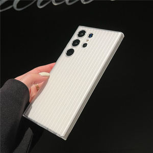 2024 nouvelle coque de téléphone de style bagage <span class=keywords><strong>valise</strong></span> à rayures en peau mate pour <span class=keywords><strong>samsung</strong></span> galaxy s24 ultra 23 plus - Product Image 4