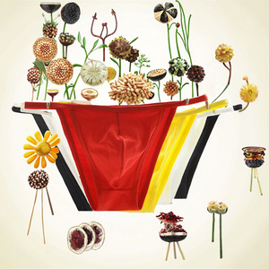 Biancheria intima da <span class=keywords><strong>uomo</strong></span> in cotone Sexy a 4 colori <span class=keywords><strong>con</strong></span> spalline sospensive a vita bassa e sacchetto antiproiettile <span class=keywords><strong>con</strong></span> infradito - Product Image 2