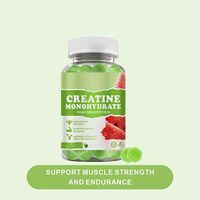 HDK OEM ODM Gommes de créatine monohydrate 1250mg à absorption élevée, véganes, 5 saveurs : cerise, mangue, pastèque, fraise, ananas