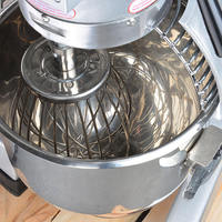 Mixer Makanan Komersial Astar 20L, Pengaduk Adonan Tugas Berat, Blender Adonan Kue, Mangkuk Stainless Steel, Peralatan Bakery