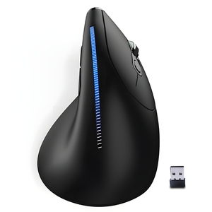 Nuevo Ratón Vertical Ergonómico Inalámbrico F-36A 2.4G, 3 DPI Ajustables, <span class=keywords><strong>Recargable</strong></span>, Retroiluminación LED, Ratón Óptico de Oficina para Computadora Portátil y PC - Product Image 2