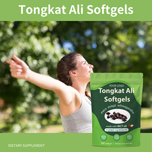 Gélules de Tongkat Ali, 240 unités, à base d'huile MCT, sans gluten, sans OGM, complément alimentaire pour hommes, gestion de l'énergie - Product Image 4