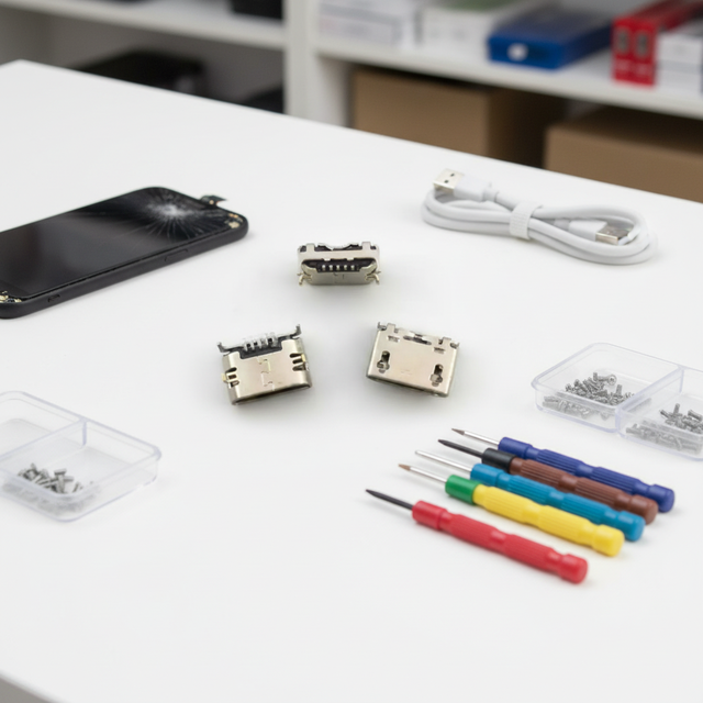 Fast-charged Usb Type C 16p Connector Power Data Transmission Charging Port for Pcb