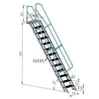 Escalera Plegable de Aluminio de Doble Columna de Grado Industrial, Escalera Colgante para Exteriores
