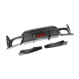 Difusor Trasero Estilo TAKD de Fibra de Carbono con Divisores Laterales para <span class=keywords><strong>BMW</strong></span> <span class=keywords><strong>G20</strong></span> G28 LCI 2023-2026 <span class=keywords><strong>M</strong></span> <span class=keywords><strong>Sport</strong></span> M340i <span class=keywords><strong>330i</strong></span>, Kit de Labio para Parachoques Trasero - Product Image 2