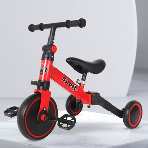 Trottinettes et draisennes anti-retournement pour enfants, tricycles pliables <span class=keywords><strong>en</strong></span> métal avec pédales, poussettes cadeaux pour bébés - Product Image 2