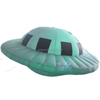 Lune géante gonflable LED d'extérieur avec ventilateur intégré et impression numérique pour la décoration de festivals