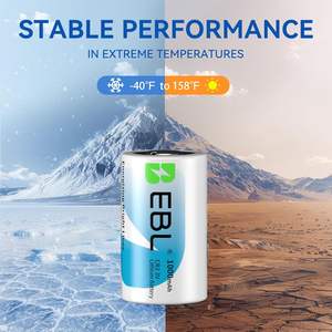 EBL 6-Pack <b>CR2</b> 3V <b>Lithium</b> Ion <b>Batteries</b> High Capacity Long Lasting Power for RangeFinder Cameras Security Sensors - Product Image 3