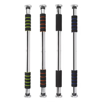 Barre de traction murale réglable en acier pour porte, installation facile sans vis, pour la maison et la salle de sport