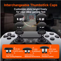 2/8 PIÈCES CHARM FOCUS TMR Joystick Électromagnétique, Compatible avec la Manette PS5/PS5 Edge, Remplacement Anti-Dérive, Simulation de Doigt