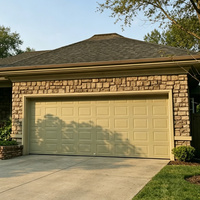 Porte de garage automatique en aluminium de conception moderne sur mesure, porte de garage enroulable pour villas et maisons, porte de garage pliable