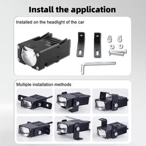 Nueva Luz LED de Conducción de Doble Color de 45W, Lente Amarilla de 6000K, 2 Años de Garantía, Mini Luz Auxiliar para Motocicletas, Autos y Camiones - Product Image 5