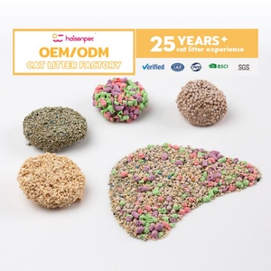 โรงงานผลิตทรายแมวแบบ OEM ODM ทรายแมวจากมันสำปะหลัง ไม้ คาร์บอนกัมมันต์ คริสตัล เบนโทไนต์ และเต้าหู้ - Product Image 1