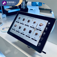 RobotAnno Distributeur automatique de café robotisé avec bras robotique à 6 axes, café fraîchement moulu, barista automatique, capacité de 150 à 200 portions, garantie 1 an