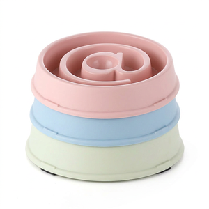 Pet Slow <b>Feeder</b> Bowl for Dogs and <b>Cats</b> - Anti-Gulping Dog Bowl for Healthy Digestion Interactive Slow Feed Pet Bowl - Anti-Choke - Product Image 6