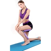 WOT FITNESS Leg Magic Cercle de fitness multifonctionnel en plastique EVA pour yoga, entraînement portable des muscles des jambes et des fessiers à domicile