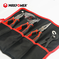 MAXPOWER Outils – Pince coupante diagonale, Pince à bec effilé, Pince à bec bombé, Pince à joint rainuré – Ensemble de 4 pinces – Outil de réparation