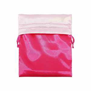 Bolsas de Satén con Cordón y Logotipo Personalizado, Bolsas de Doble Capa para Pelucas, Regalo de Navidad, para Empacar Extensiones de Cabello - Product Image 4