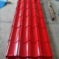 Günstigster Preis Farbig Beschichtete Wellblech-Dachziegel Dachplatten 18 26 28 32 Gauge für Bauarbeiten