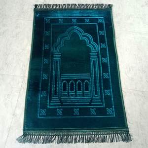 Brovich, gran oferta, alfombra <span class=keywords><strong>de</strong></span> oración <span class=keywords><strong>de</strong></span> poliéster ecológica acolchada islámica, plegable para el hogar, mezquita, viaje lavable con mechones - Product Image 4