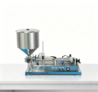 Machine de remplissage semi-automatique pneumatique/électrique à piston Topsail - Haute simplicité d'utilisation, 220V, pour bouteilles d'eau et de liquides