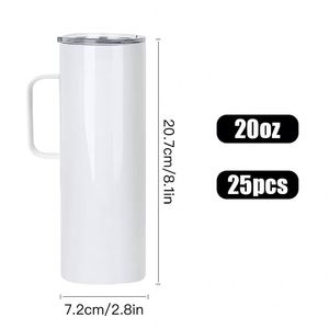 แก้วน้ำสแตนเลสเก็บอุณหภูมิ ขนาด 20 ออนซ์ คุณภาพสูง ปราศจากสาร BPA สำหรับกาแฟ ชา งานเลี้ยง ใช้ได้ทั้งร้อนและเย็น พร้อมหูจับ - Product Image 4