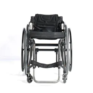 2024 Xiangyang BZ marchio in lega di alluminio telaio in fibra di carbonio manuale sport sedia a rotelle può essere attivo per lo shopping di svago in viaggio
