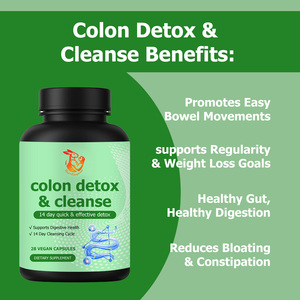 OEM ODM Nettoyage professionnel du côlon, détoxification, cure de 15 jours, soutien intestinal et hépatique, capsules naturelles Super Colon Cleanse - Product Image 3