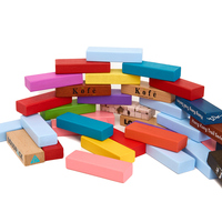 Jouet de construction en bois éducatif, blocs d'empilage et d'équilibre pour enfants de 5 à 7 ans, jeu de tour de blocs sécuritaire, bâtiments en bois Jaywooden