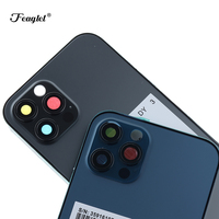 Marque Feaglet, vente en gros, couverture arrière de téléphone portable, maison en verre pour iPhone 12ProMax, maison arrière