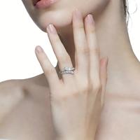 Bagues de couple en argent sterling S925 avec diamants de laboratoire, alliance minimaliste assortie, luxe discret pour femmes et hommes