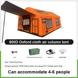 Tenda da Campeggio Gonfiabile Impermeabile 1500-2000mm 3x3 Monostrato Montaggio Rapido per <span class=keywords><strong>5</strong></span>-6-7 Persone in Resistente Tessuto Oxford per Esterni - Product Image 4